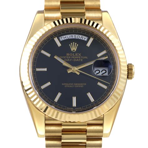 rolex oyster perpetual day date black dial|Rolex Oyster Perpetual 41 black.